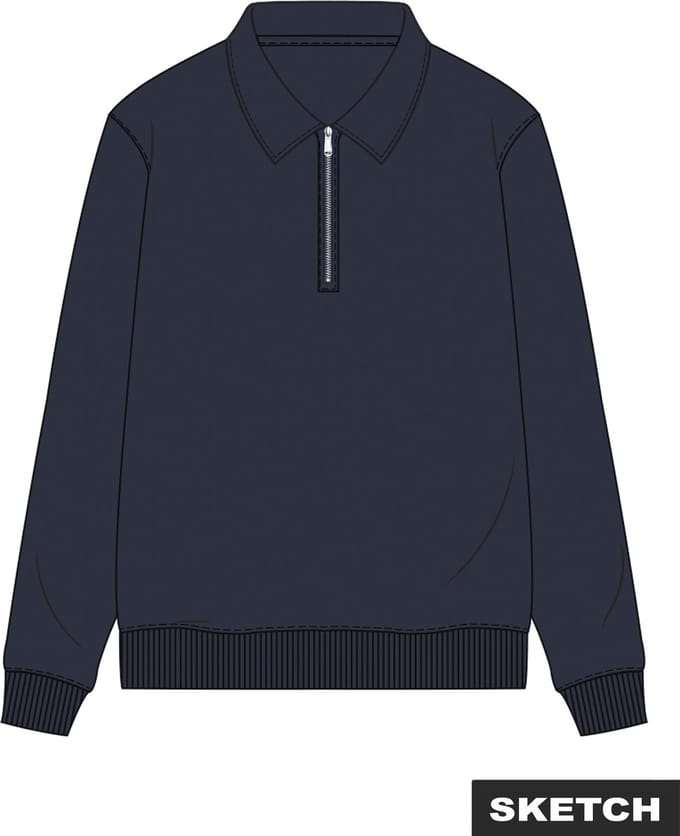 JACK&JONES - JJBRADLEY SWEAT ZIP POLO - Heren - Sweaters