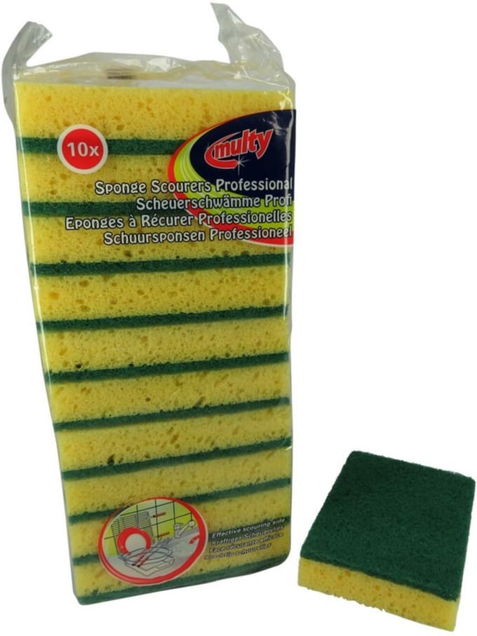 Multy Schuursponzen 10 stuks