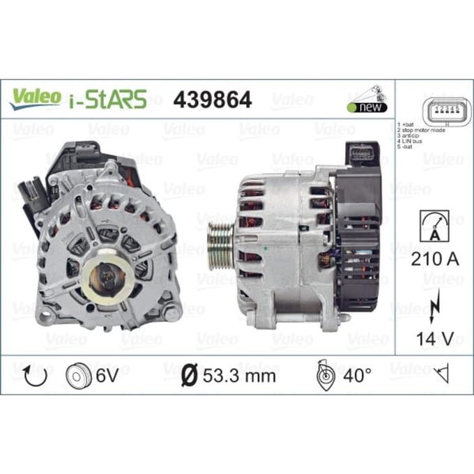 Driefasige generator VALEO 439864