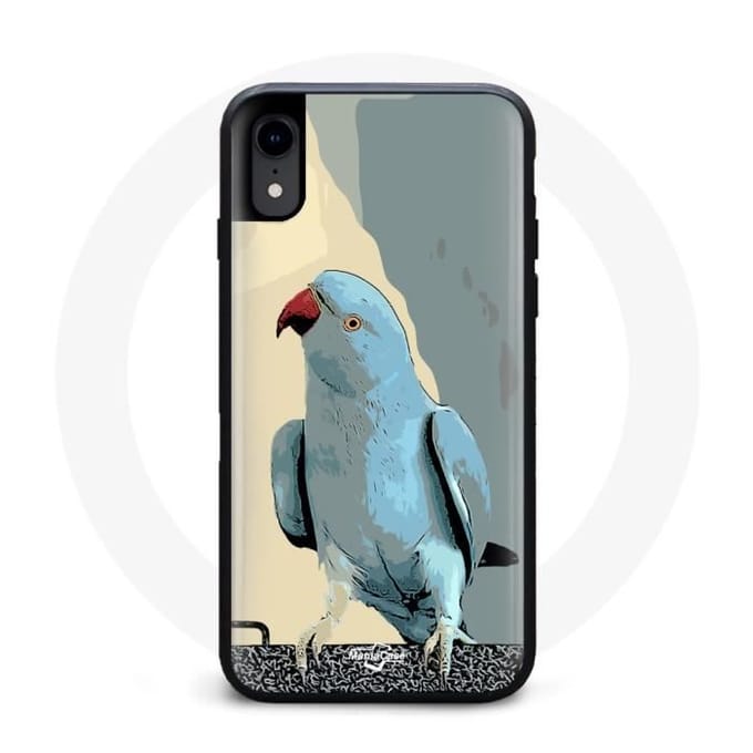 Coque Iphone X Perruche Bleu
