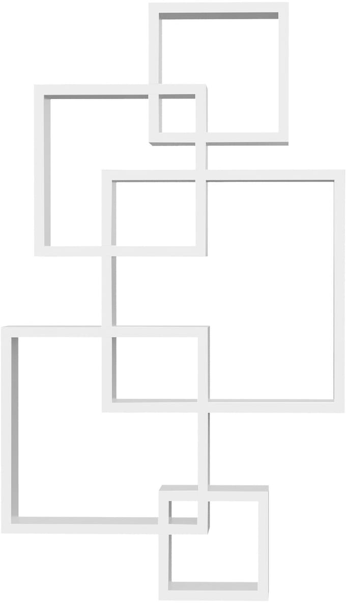 HOMCOM Wandplank met haken 830-610V00