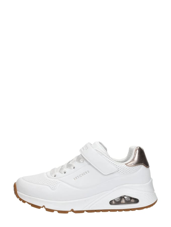 Skechers Uno Gen1 - Shimmer Core - Meisjes Sneakers - Wit
