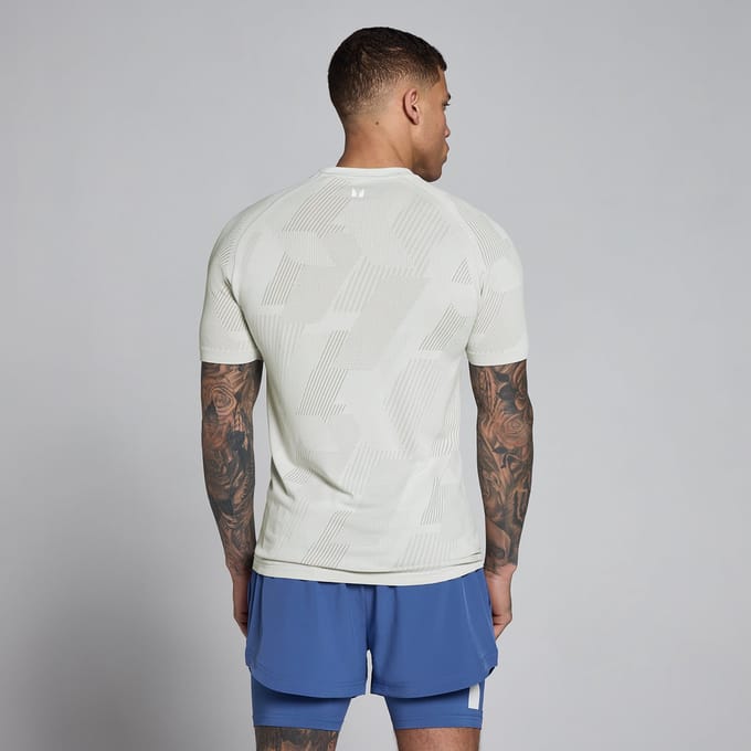 MP Men's Tempo Pillar Graphic Seamless T-Shirt - Mist - XXL