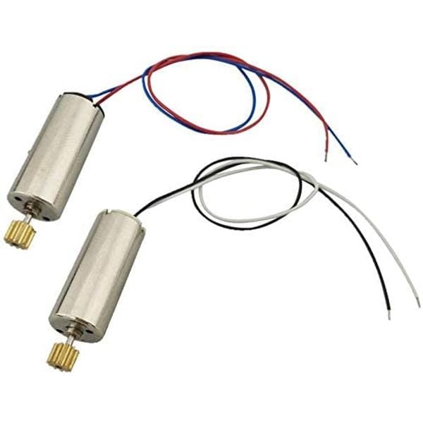 Vervangende Motorset voor RC Drone JJRC H8C H8D DFD F183 | 4-Stuks | 2 CW + 2 CCW | Duurzaam Messing Tandwiel | Zilver zilver