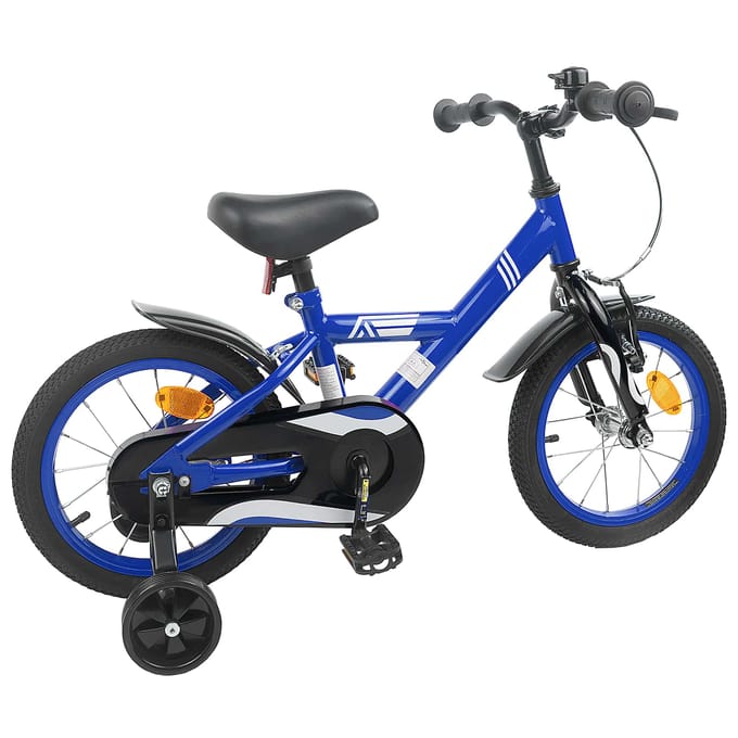 vidaXL - Kinderfiets - 16 - Inch - voor - 4-6 - jaar - oud - Donkerblauw