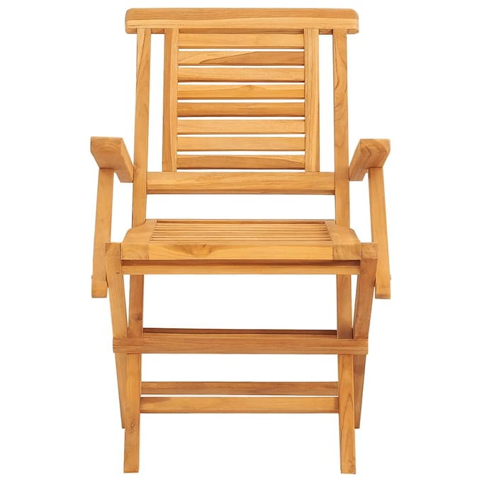 vidaXL - Opklapbare - stoelen, - 8 - stuks, - 56x63x90 - cm, - massief - teakhout