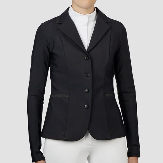 Wedstrijdjas EQPRO Willow Zwart - M