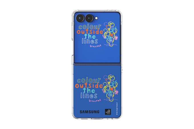 Samsung Galaxy Z Flip7 Flipsuit Card Case Tree Van Gogh Blue