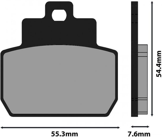 Plaquette de frein Polini pour Scooter Piaggio 300 MP3 Neuf