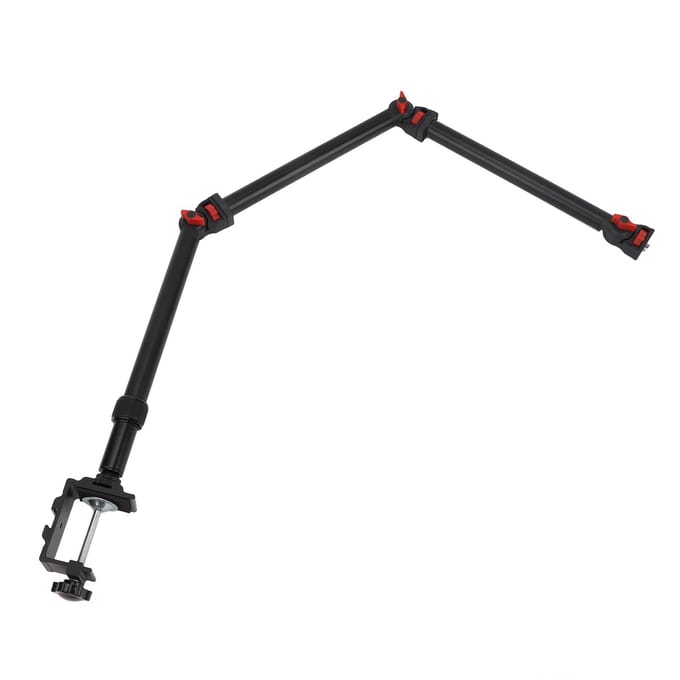 Camera Arm Klembevestiging Standaard met 14in Schroef Verstelbare Gewrichtsarme Universeel voor Webcam black