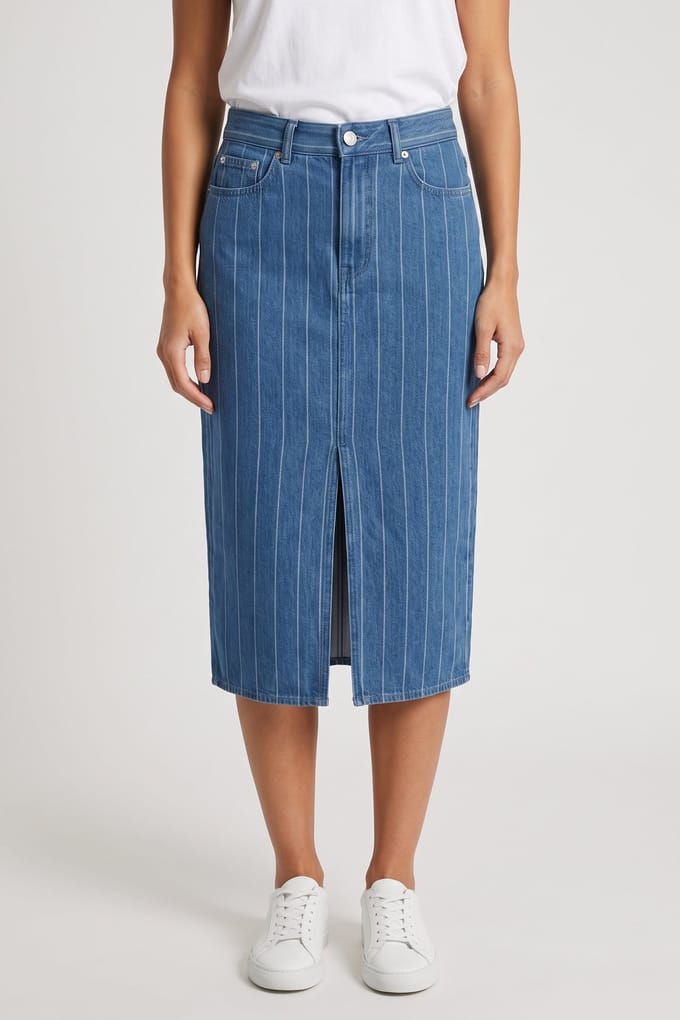 ARKET Jabba Denim Stripe Blue Taglia: 36 | Minigonne Outlet | Donna | Blu