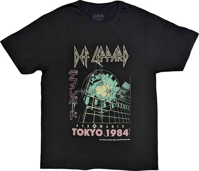 Def Leppard - Tokyo Heren T-shirt - M - Grijs