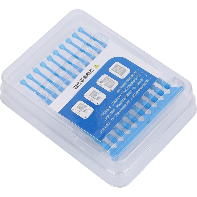 20 stuks Tandheelkundige Lijm Tip Applicator Bonding Sticks Applicator Tandheelkundige Accessoire Benodigdheid blue