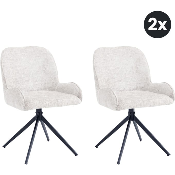 Multifurn 2x eetkamerstoel lily (set van 2)