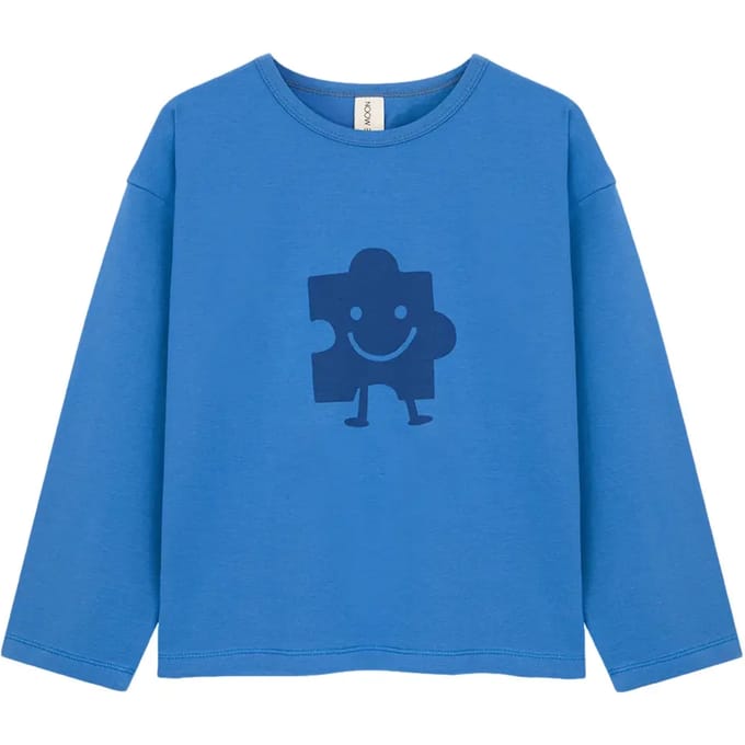 Junior Sweatshirt Kids on the Moon Smiling Puzzle
