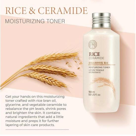 THE FACE SHOP - Rice & Ceramide Moisturizing Toner - Gezichtstoner