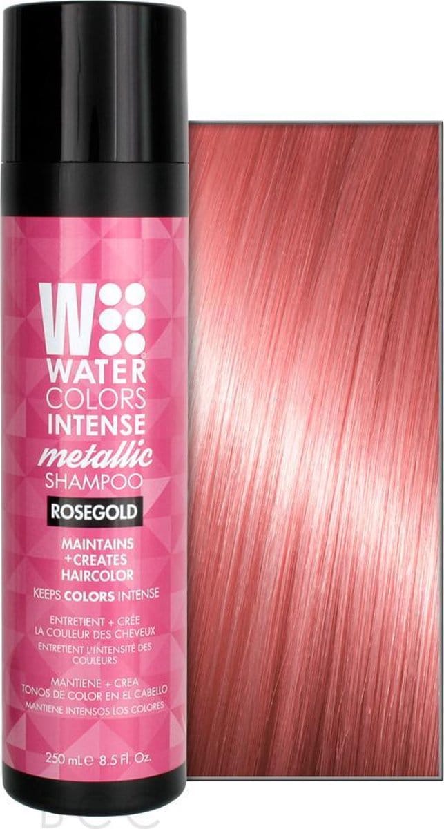TRESSA WATERCOLORS INTENSE METALLIC SHAMPOO ROSEGOLD