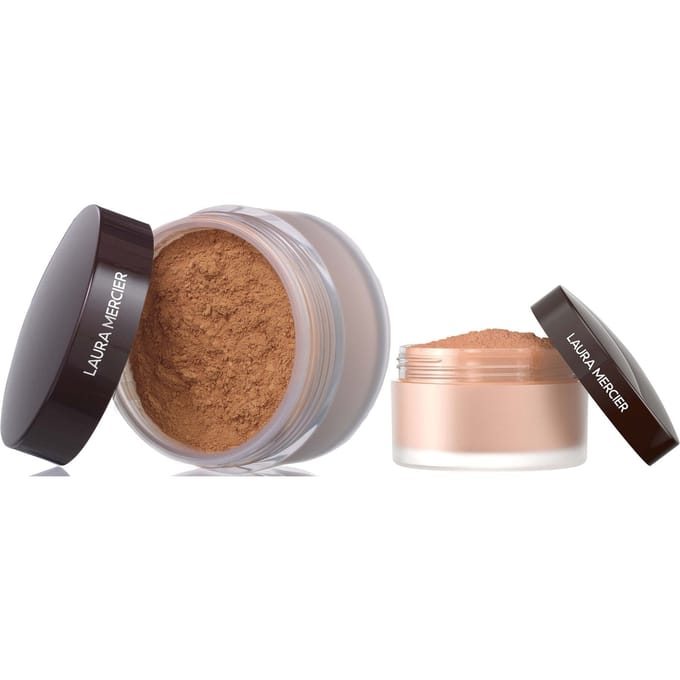 Laura Mercier Translucent Loose Setting Powder 29g & Velour Puff Set (Various Shades) - Medium Deep