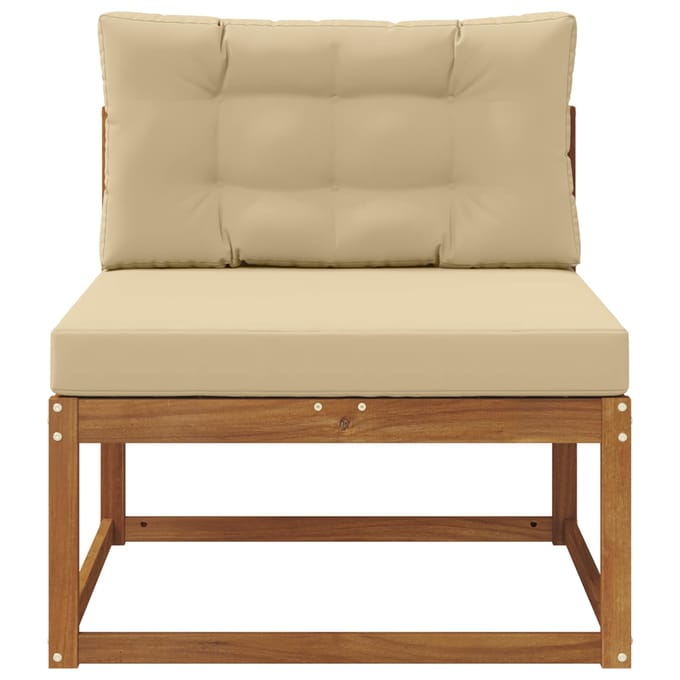 vidaXL - Buiten - Midden - Sofa - Naturel