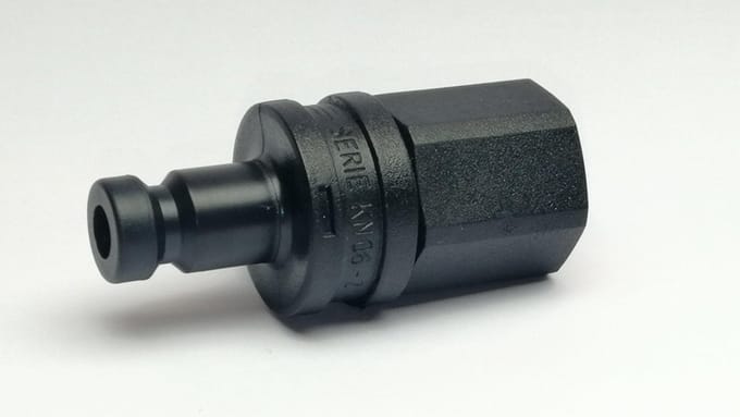 KN06 Serie kunststof snelkoppeling - G 1/4'' binnendraad - (afsluitnippel)
