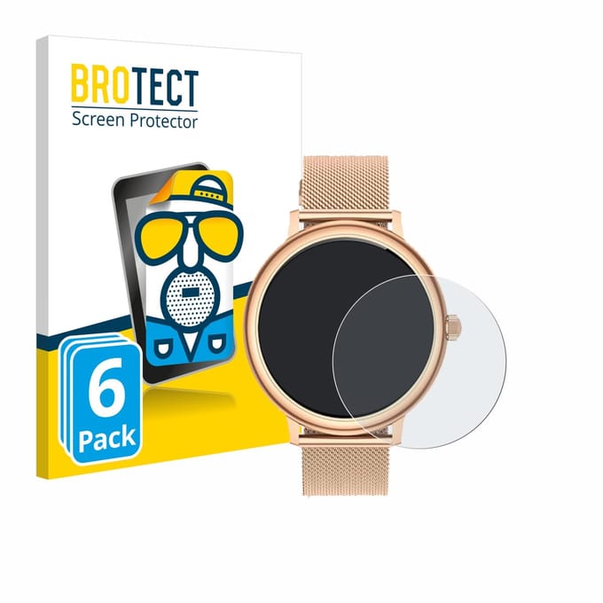 BROTECT - Screenprotector voor Ruxingx AK98 1.19" - Folie Beschermfolie matte 6 Stuks