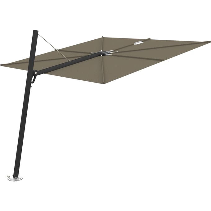 Umbrosa Spectra BLACK 80° parasol - taupe - zonder paraplustandaard - 300 cm