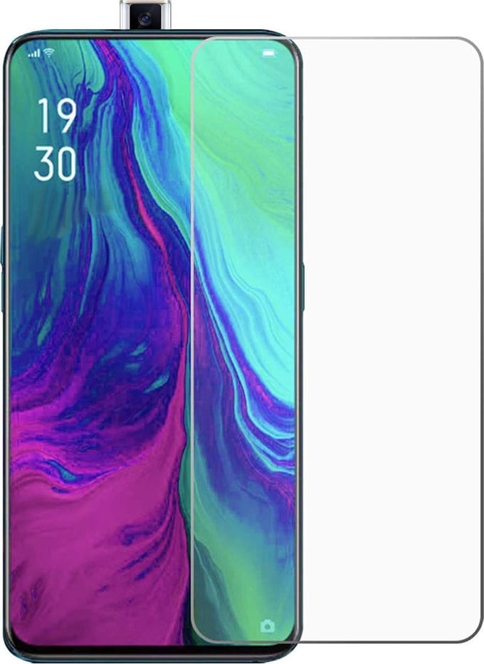 Screenprotector - Geschikt voor OPPO Reno 2Z - Extra Sterk - Beschermglas - Gehard Glas - Tempered Glass - Screen Protector
