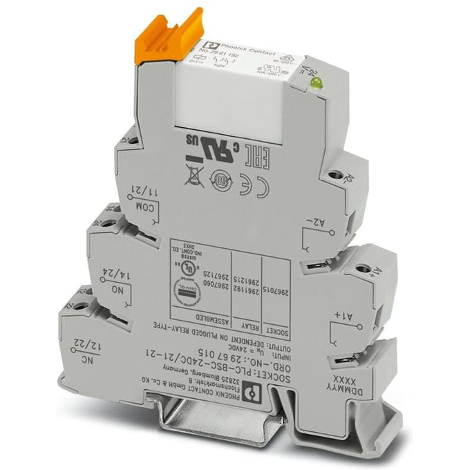 Phoenix Contact PLC-RSC- 24DC/21-21 Interfacerelais 24 V/DC 6 A 2x wisselcontact 1 stuk(s)