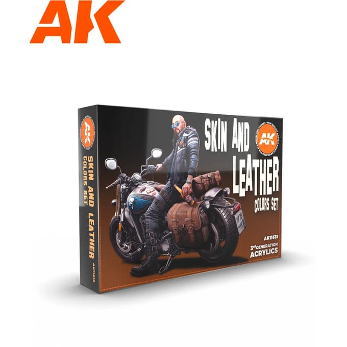 AK interactive Skin And Leather - 6 colors - 17ml - AK11613
