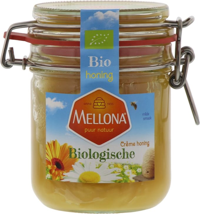 Bihophar Eko honing bloesemcremé, BIO 450 gram