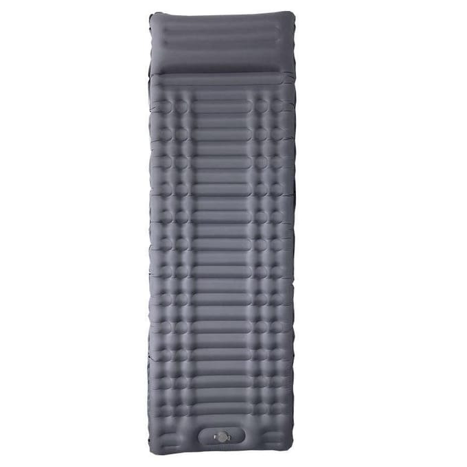 Ultralicht Kampeer Opblaasbaar Matras Nylon 40d Waterdicht Lekkend Vrij Draagbaar Buiten Kampeer Mat beige