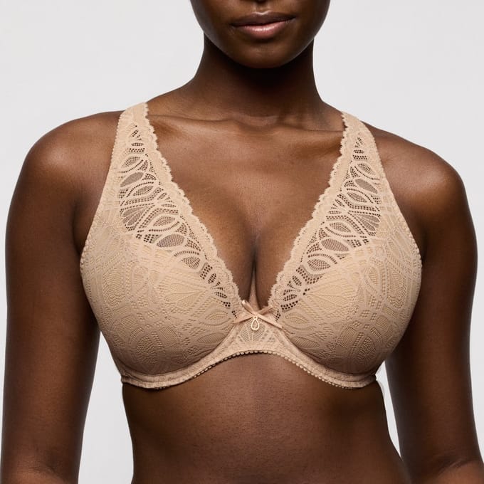 PrimaDonna Salerno Plunge Bh Halve Mousse Cups 0163532 Candy Ginger - maat EU 95C / FR 110C