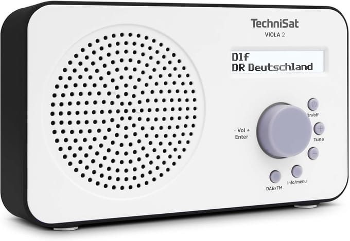 Draagbare DAB-radio met FM - Compacte Digitale Radio met Koptelefoonaansluiting