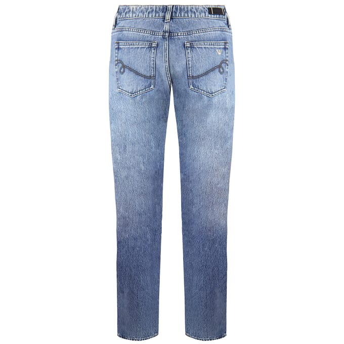 Emporio Armani Slim Fit Heren Washed Jeans