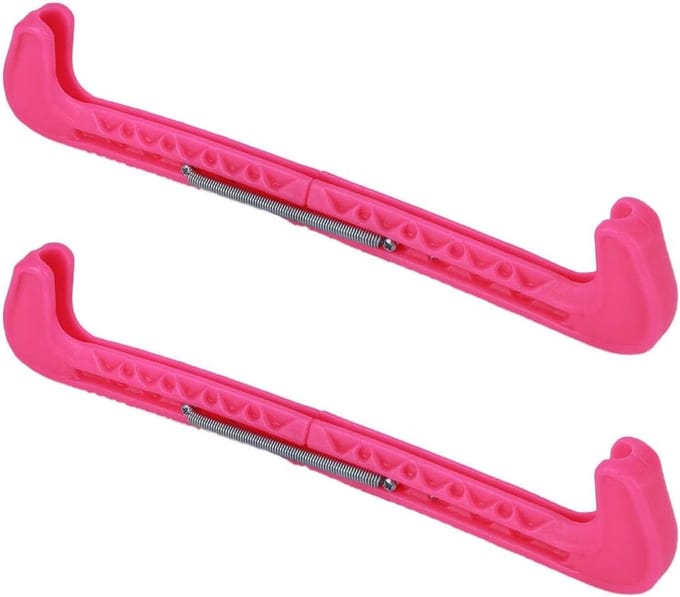 Schaatsbeschermers - Schoenhoezen - Bladen Beschermen - Verstelbare Lengte - 31cm - Roze