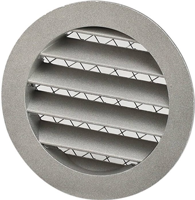 Muur rooster 315mm buitenlucht aluminium - EL-A-RLP315