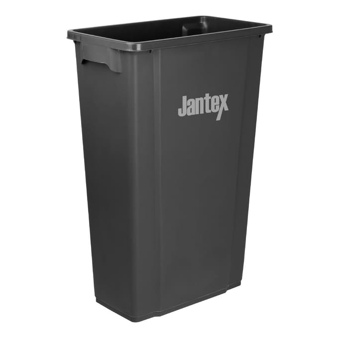 Jantex Smalle Afvalbak Zwart 80ltr - DX966 - Horeca & Professioneel