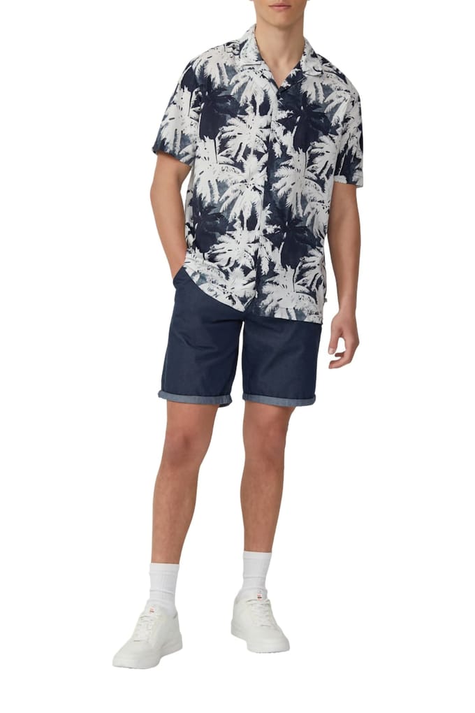 s.Oliver -qs Shirts Marine Größe: S | Casual hemden Outlet | Herren