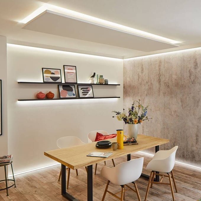 PAULMANN MaxLED 250 LED-strip warmwit 100 cm zilver gecoat
