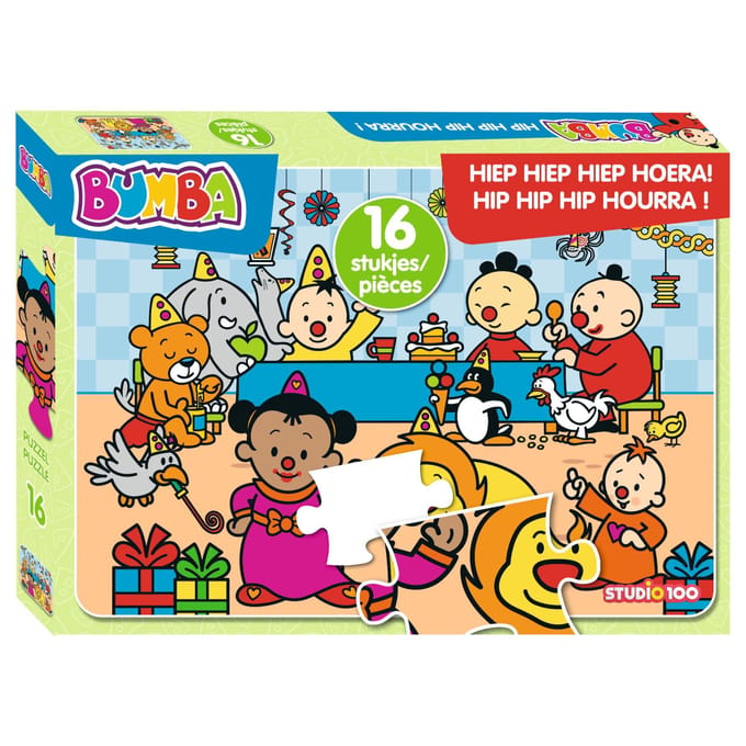 Studio 100 Bumba Jigsaw Puzzle Hip Hip Hip Hooray 16 pcs.