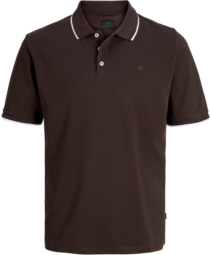 Jack & Jones Plus Polo shirt Plus Size Effen Polo shirt
