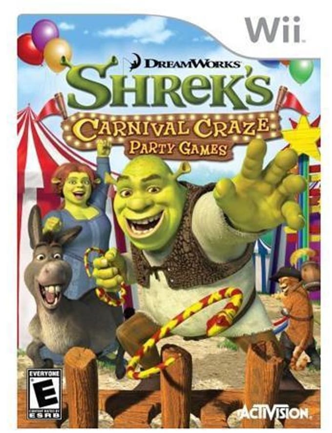 Shrek's carnival Craze Party Games (Wii nieuw)