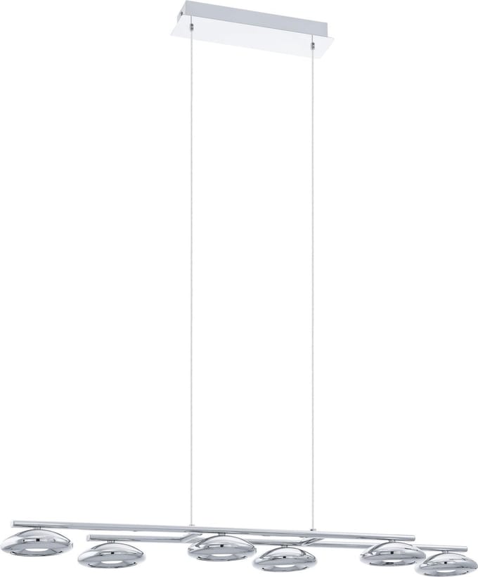EGLO TARUGO 1 LANGE TAFEL 6X450LM CHROOM