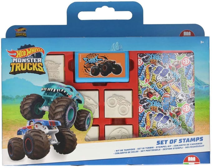 Hot Wheels Coloring Set with Stamps 41pcs.