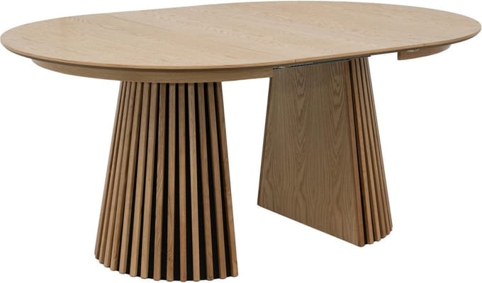 Giga Meubel Eettafel Svendborg - Uitschuifbaar Ø120-220cm - Naturel