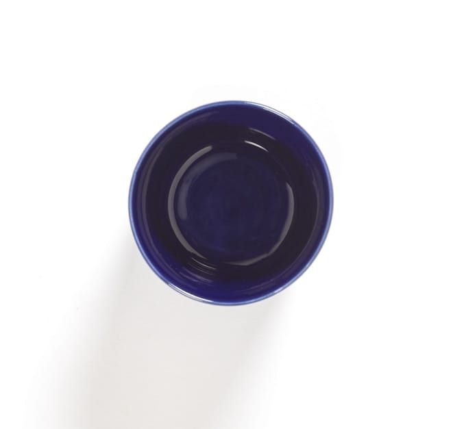 Serax Feast Koffiekopje - Set - blauw/stripes wit