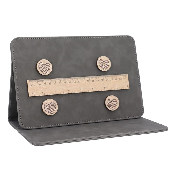 Kaarthouder Breigereedschap Naaldkunst Opvouwbaar Haakpatroonhouder Accessoires beige