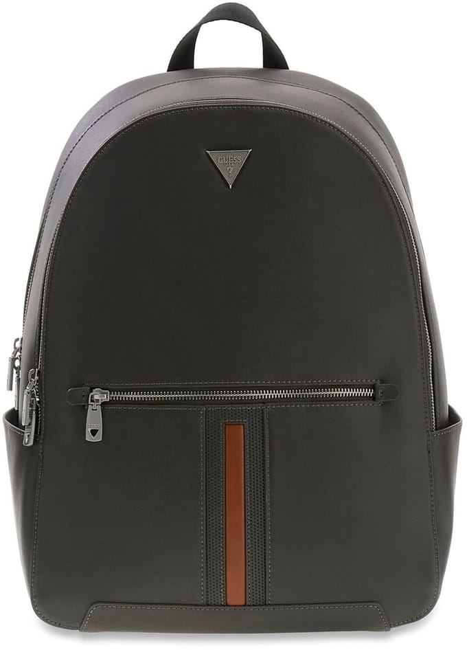 GUESS laptop rugzak rugzak met laptopvak Torino Backpack Anthracite Grey donkergrijs