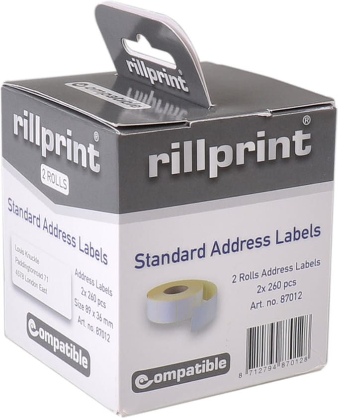 DYMO LW - Standard Labels - 89mm x 36mm