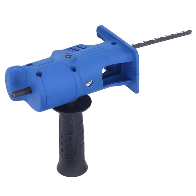 Elektrische reciprozaag Handheld Houtbewerking Elektrische boor Reciprozaag voor Tuin blue